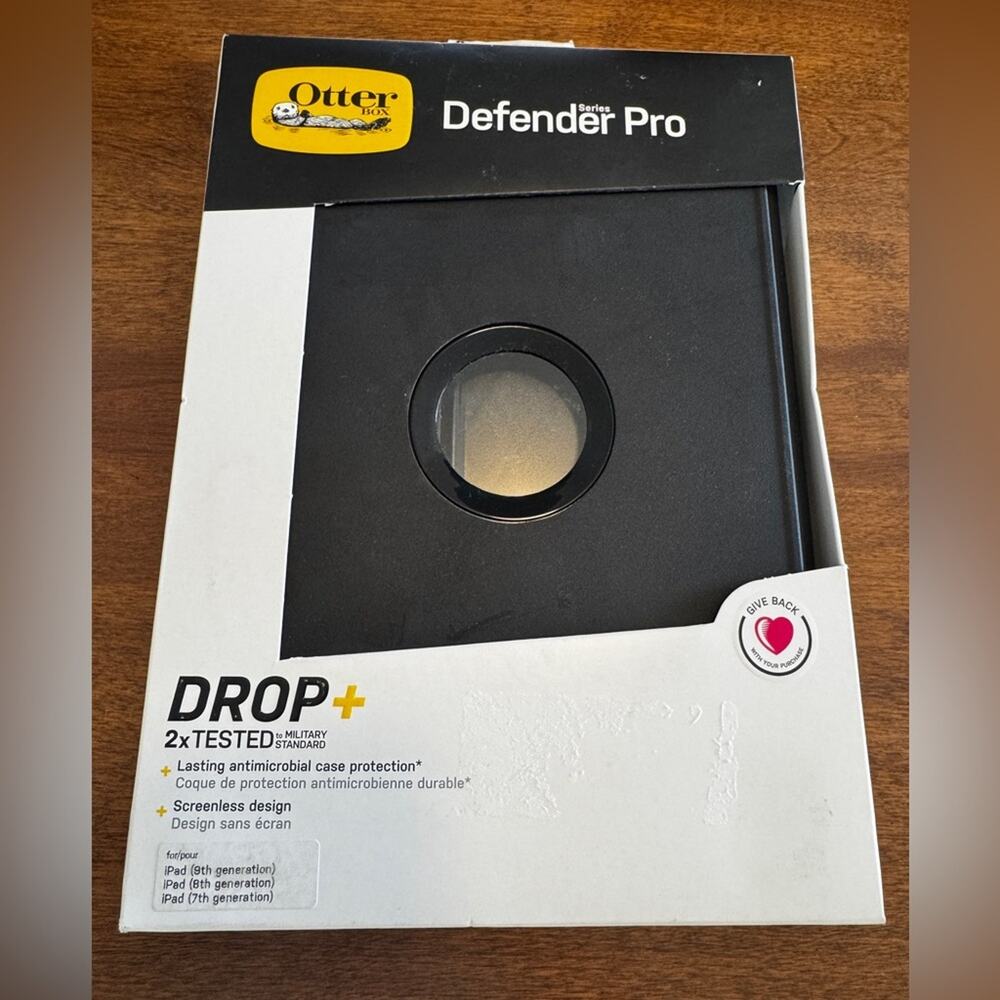 OtterBox Defender Series Pro Case for iPad (7th, 8th, & 9th Gen)